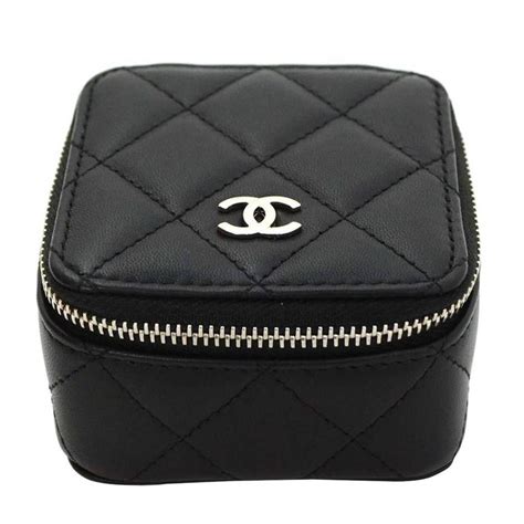 chanel leather jewelry box|authentic Chanel jewelry.